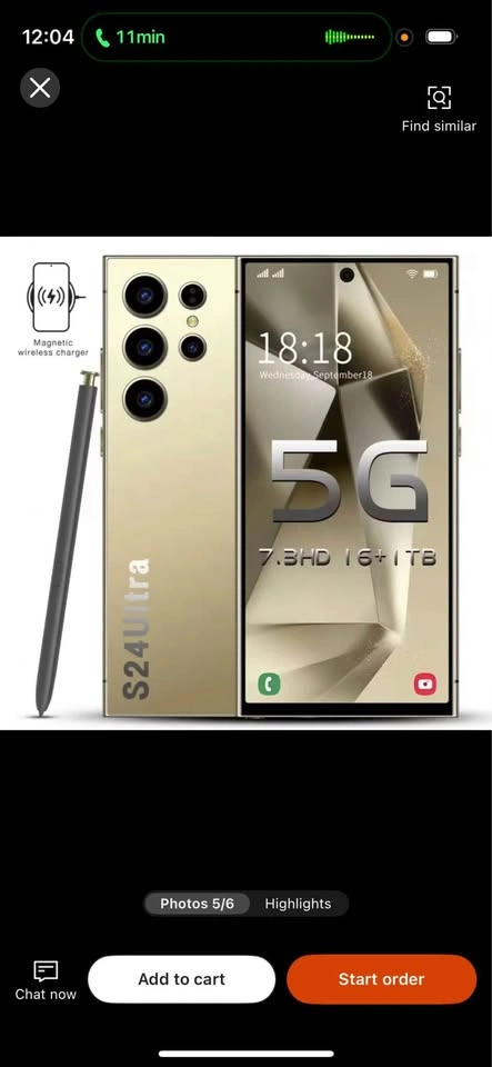 Unlocked Smartphone - 8GB RAM, 1TB Storage, 6.8" Display - photo 2