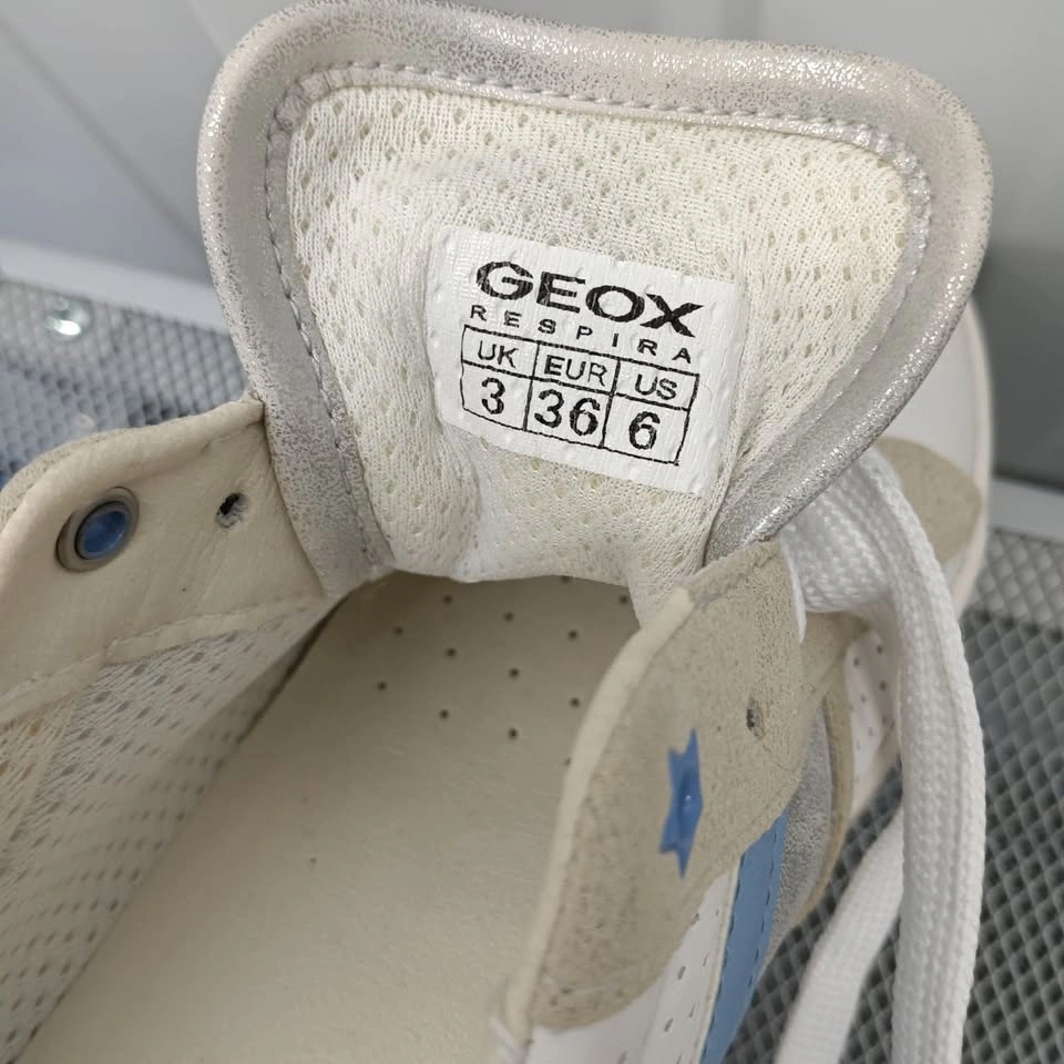 Brand New Geox Blomiee Leather Sneakers - Women's Size 6 - photo 2