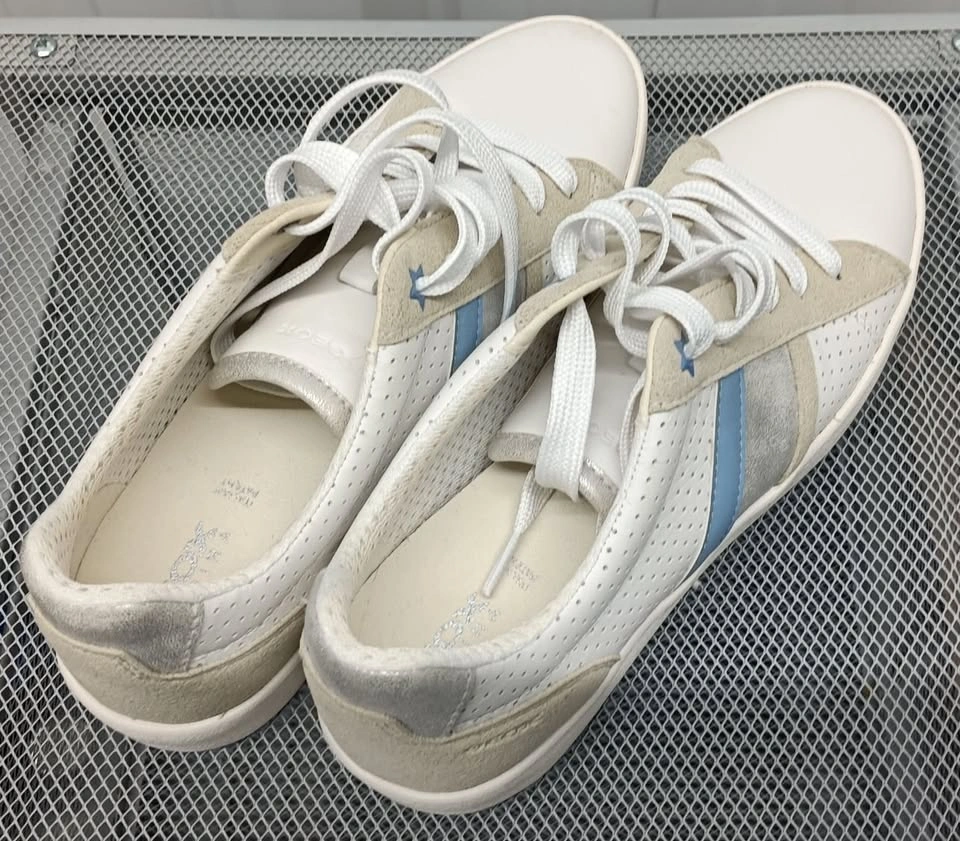 Brand New Geox Blomiee Leather Sneakers - Women's Size 6 - photo 4