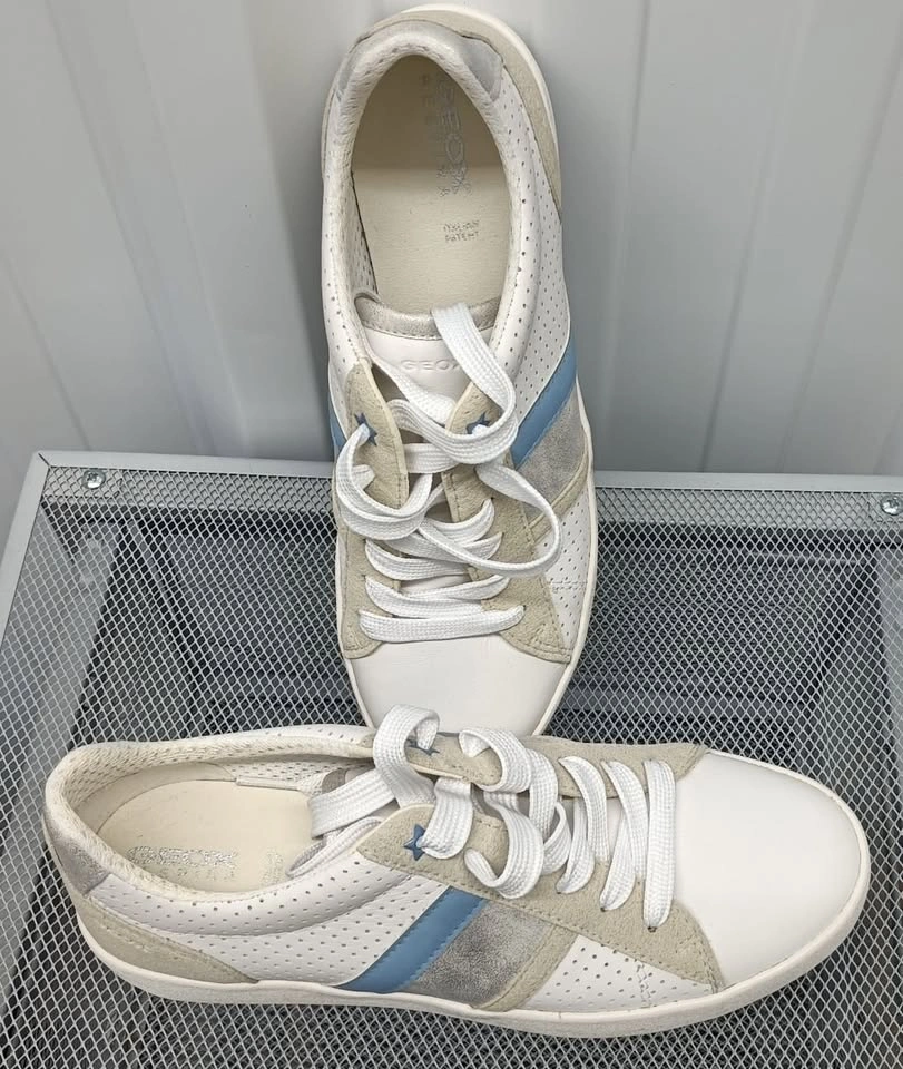 Brand New Geox Blomiee Leather Sneakers - Women's Size 6 - photo 5