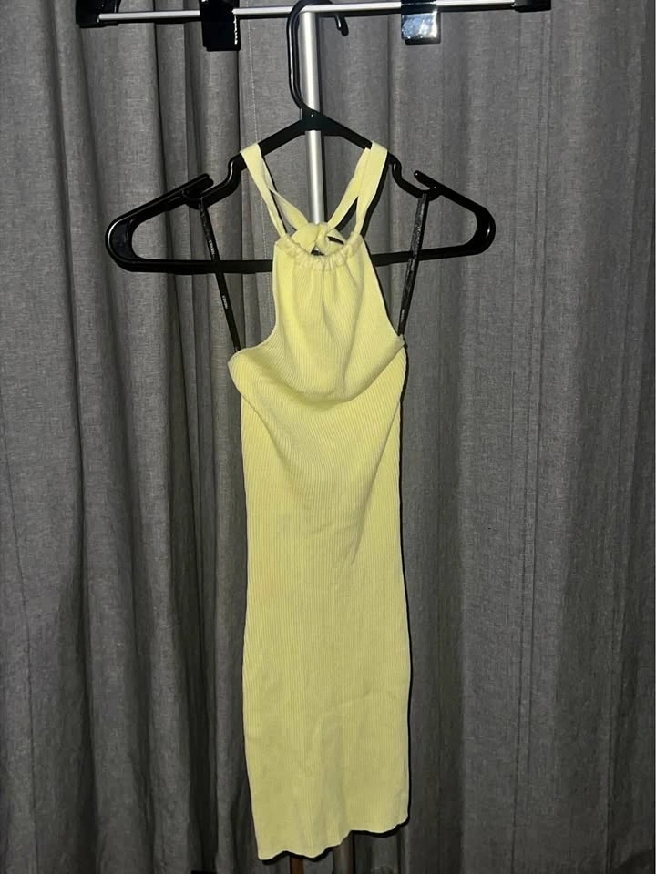 Neon/Pale Yellow Dress XS
