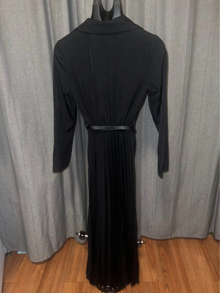 Black long blazer dress - photo 2