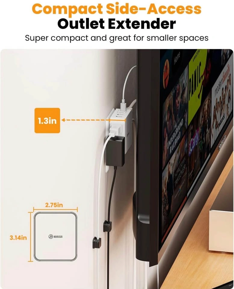 (New)Outlet Extender with Side Outlets - photo 2