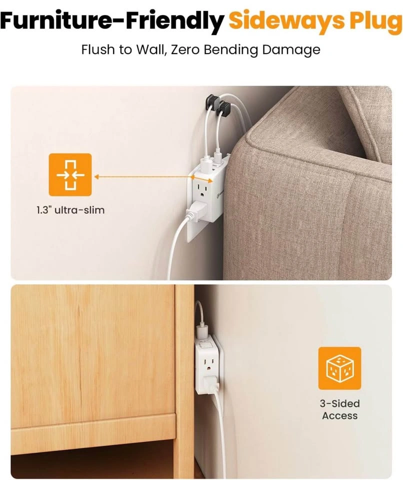 (New)Outlet Extender with Side Outlets - photo 5