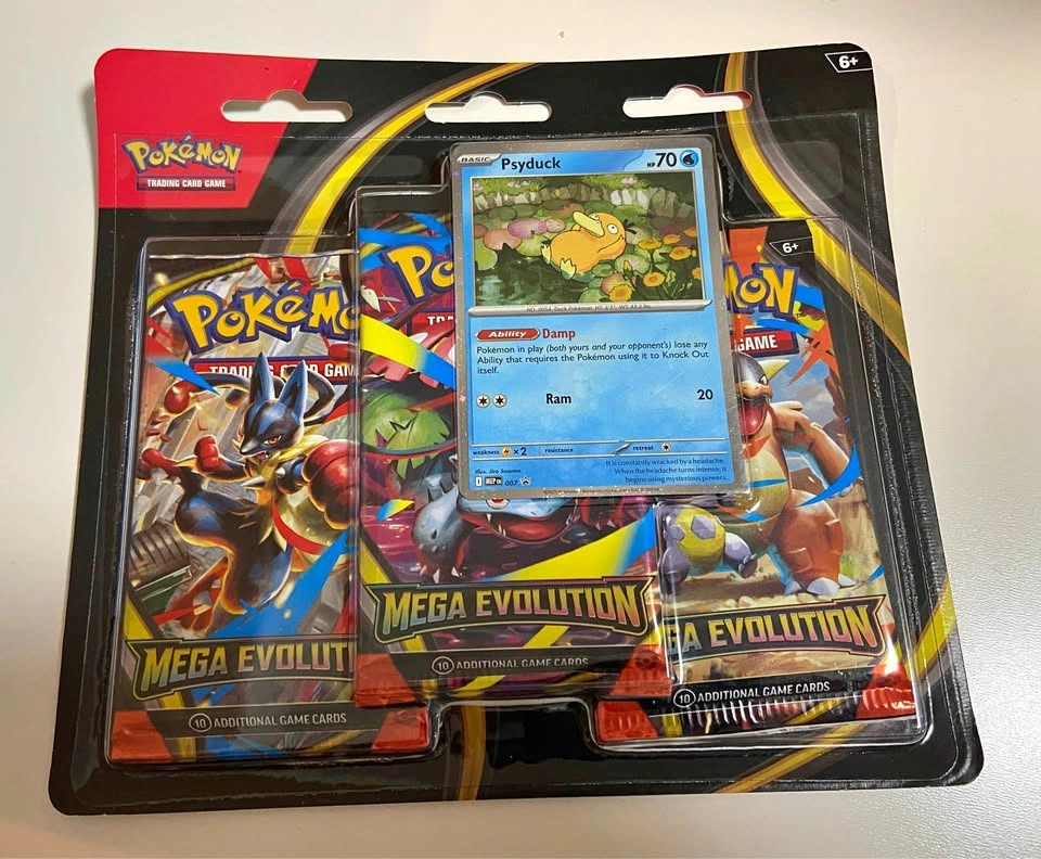 Mega Evolution 3 pack blister- psyduck