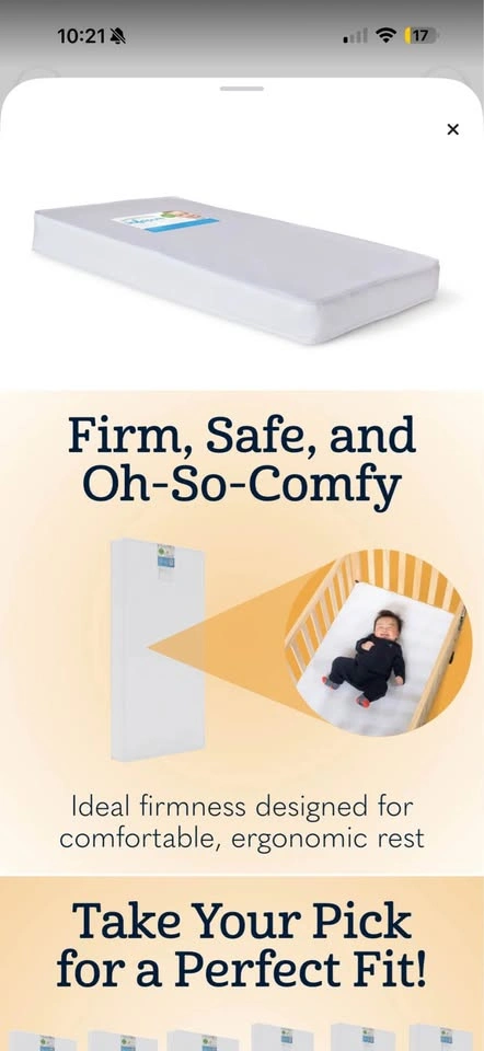 Charlie 3-in-1 Mini Portable Crib + Infapure Mattress - photo 4