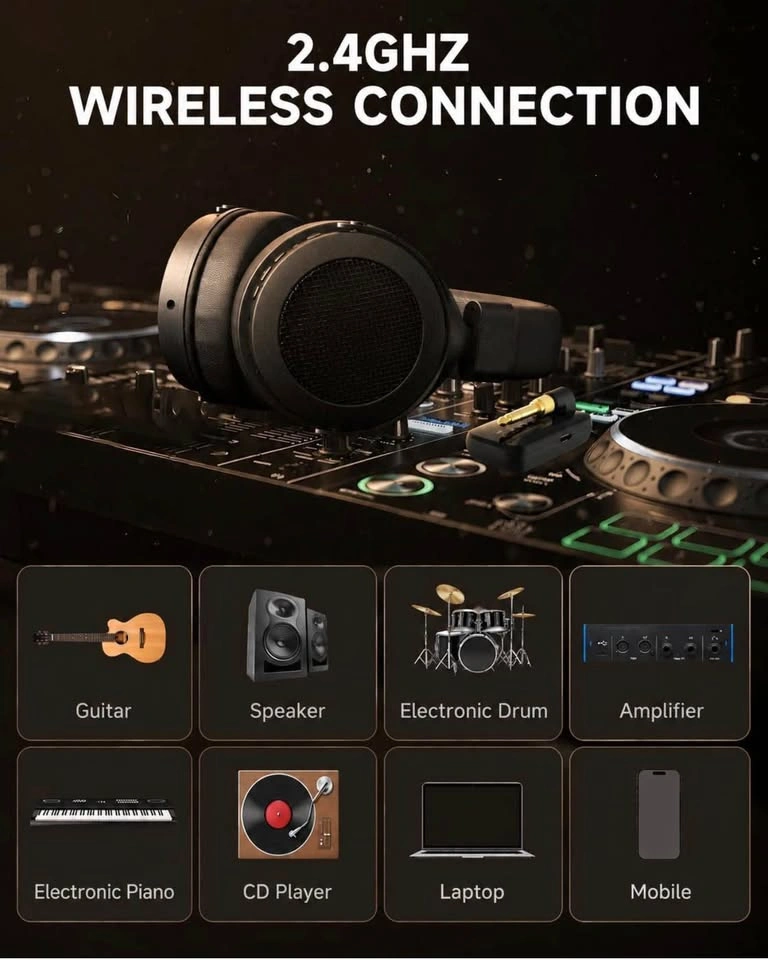 (New)Wireless DJ Headphones - photo 5