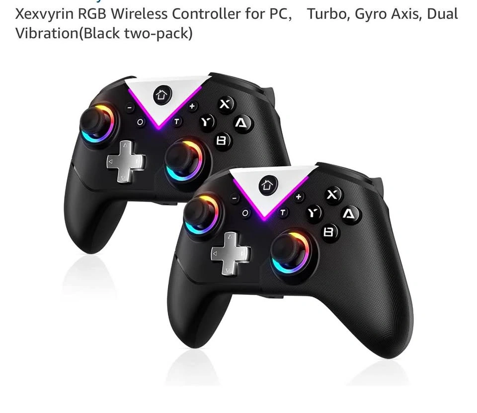 (New)2Pack* RGB Wireless Game Controller