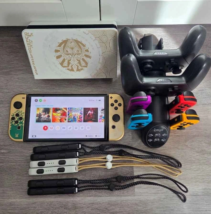 Tears of the kingdom Nintendo OLED Switch modded with 1TB - photo 2