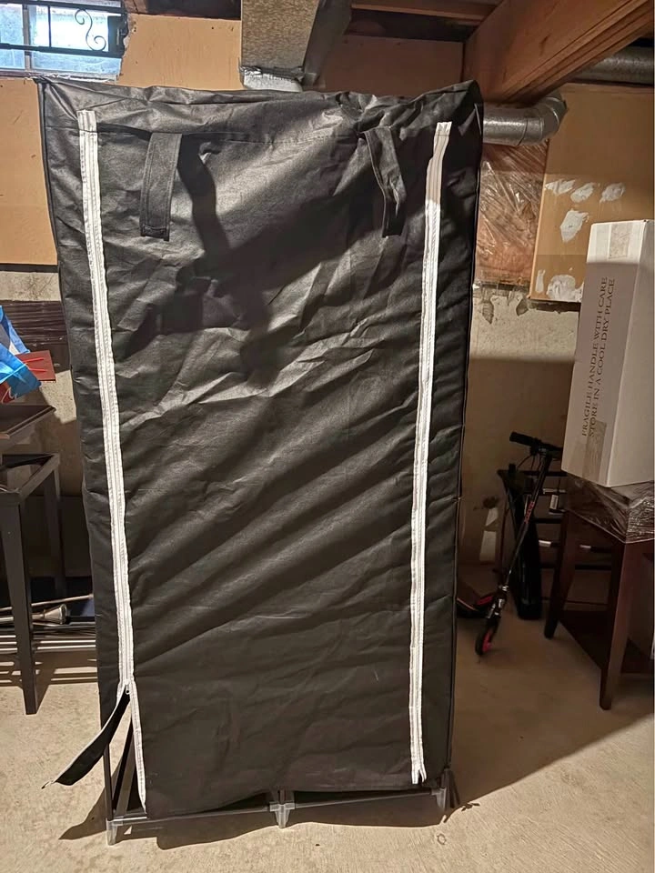 Black Wardrobe Organizer