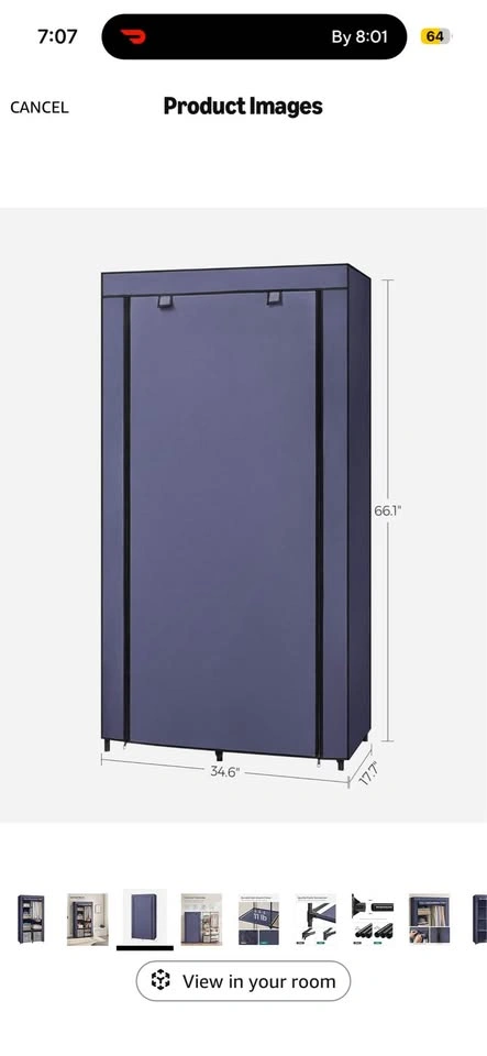 Black Wardrobe Organizer - photo 2