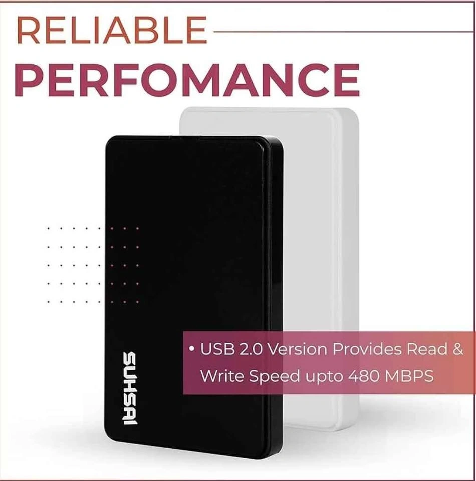 SUHSAI 320GB External Hard Drive USB 2.0 Portable HDD - photo 5