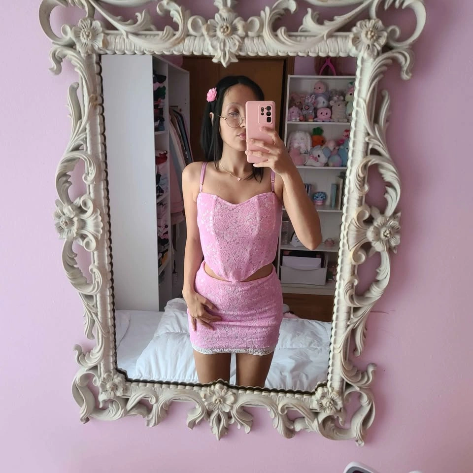 (S) Pink Rose Pattern Set - photo 2