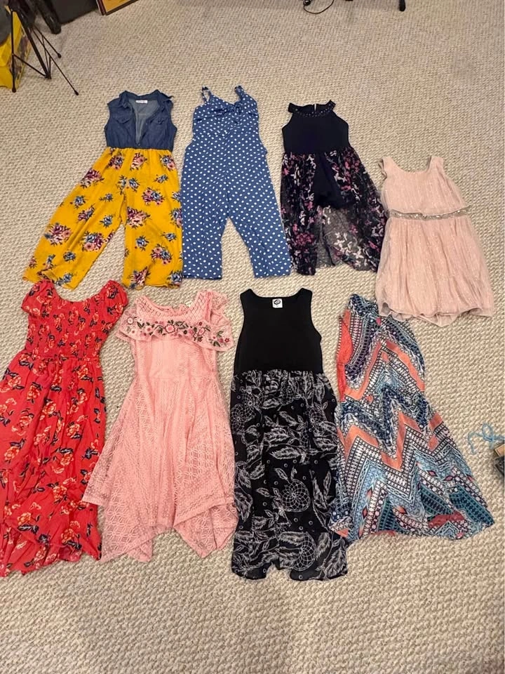 Girls Size 12 Dresses - $15 each or all 8 for $100