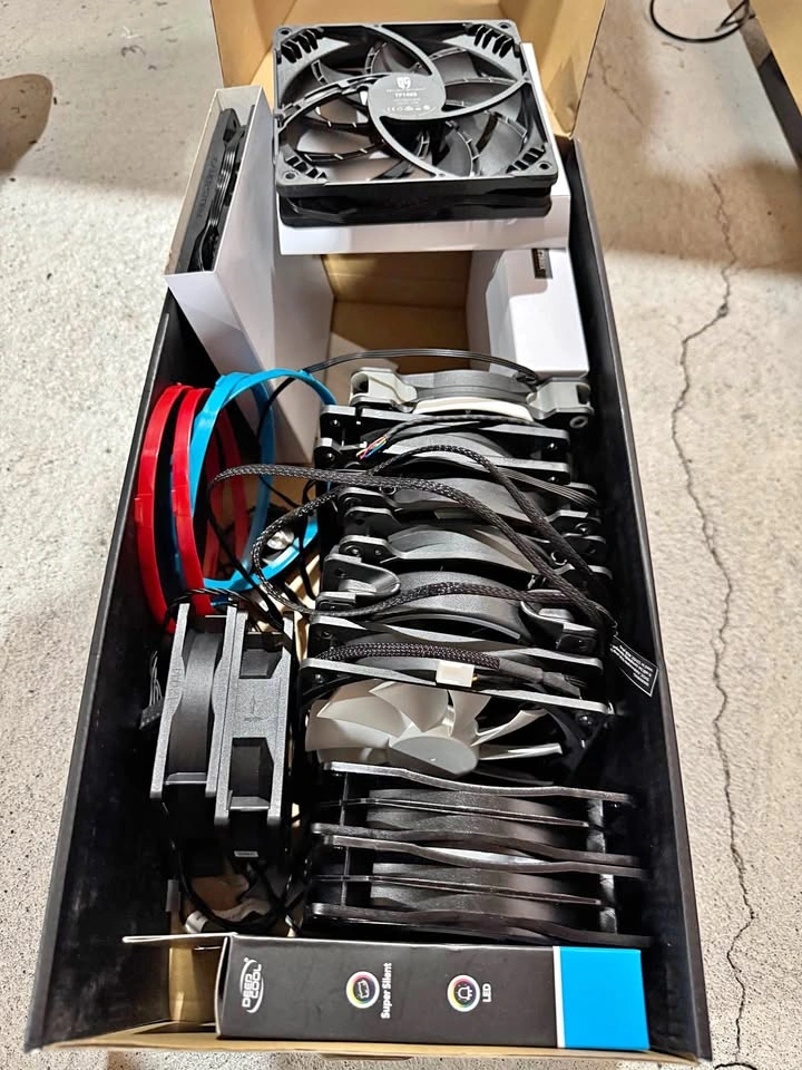 Premium PC Fan Lot (New & Used) - DeepCool, Corsair & More