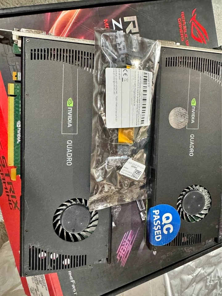 2x NVIDIA Quadro 4000 GPUs + SLI Link Cable