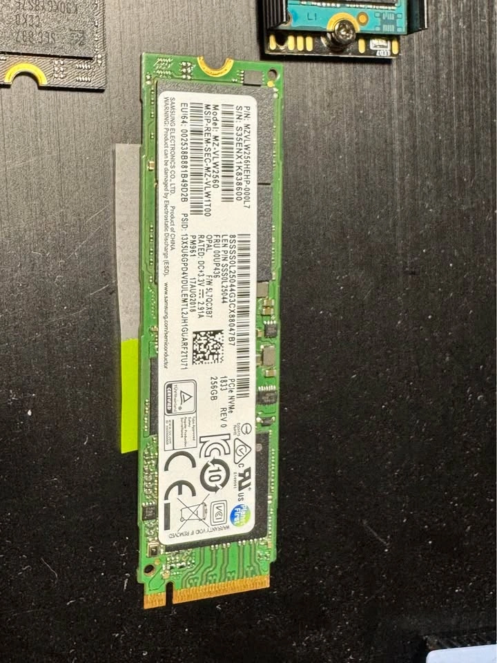 250GB M.2 NVMe SSDs (Samsung & Toshiba) – Fast PC/Laptop Storage - photo 3
