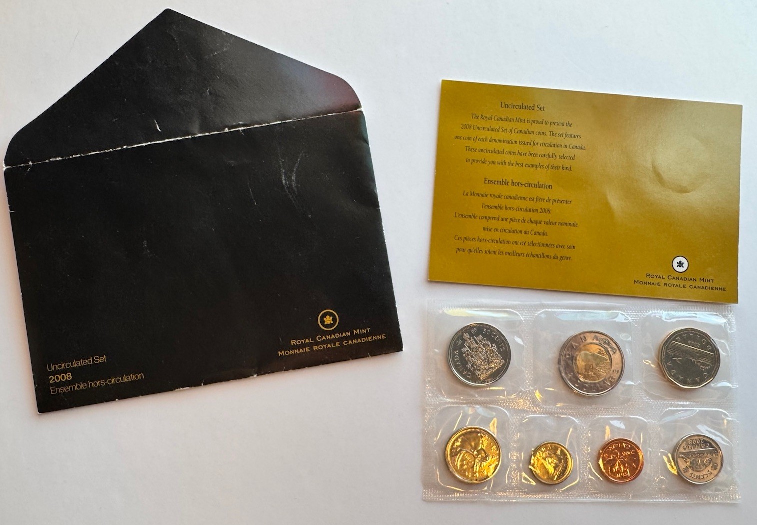 2008 Canada Uncirculated 7 Coin Set