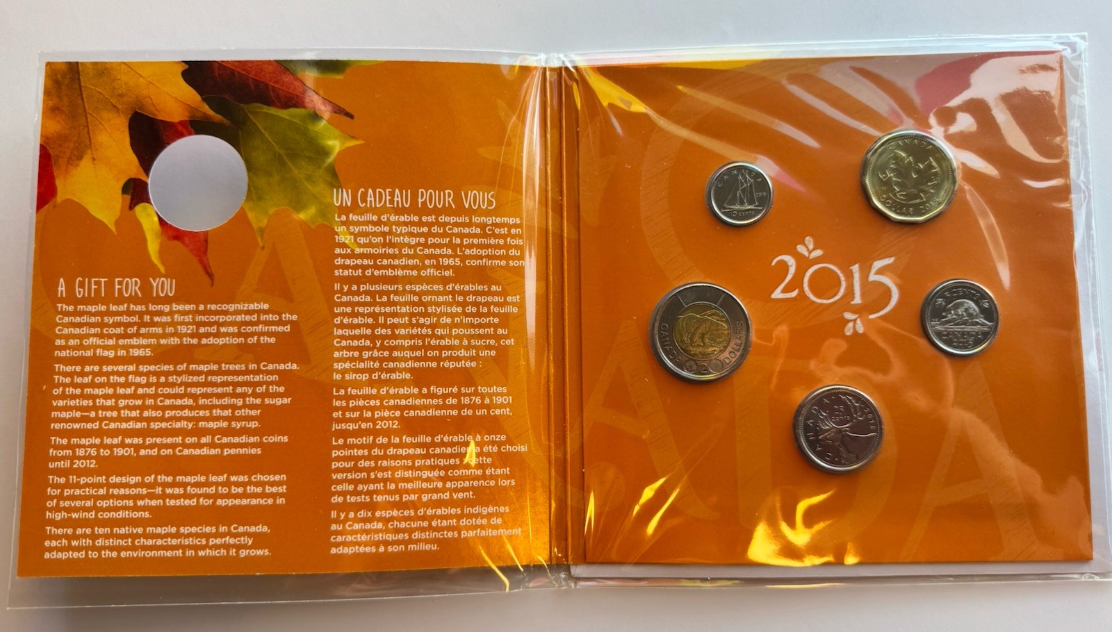Canada 2015 O Canada Oh Canada Uncirculated Coins Set - photo 2