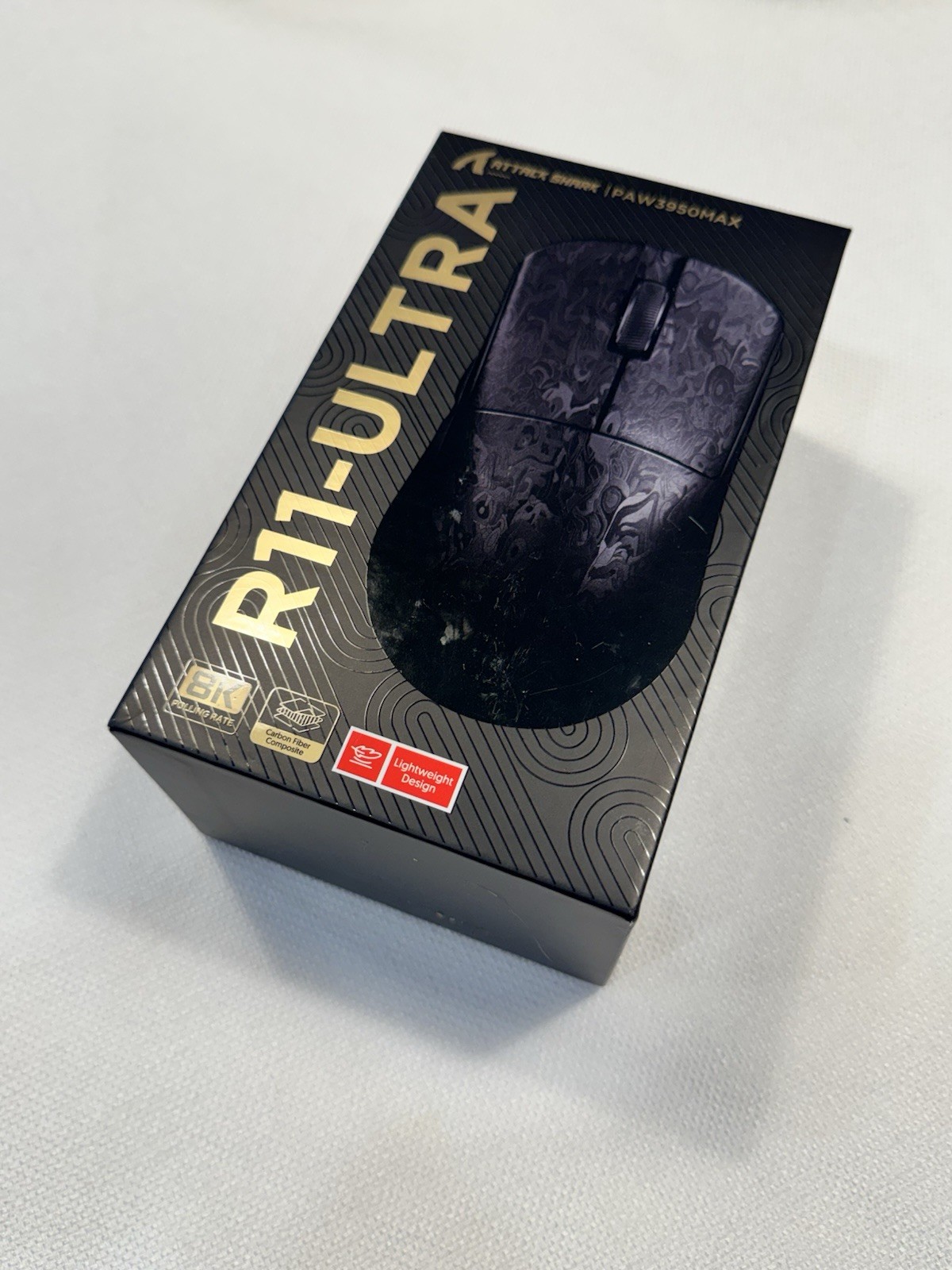 ATTACK SHARK R11 ULTRA 8K Carbon Fiber Gaming Mouse