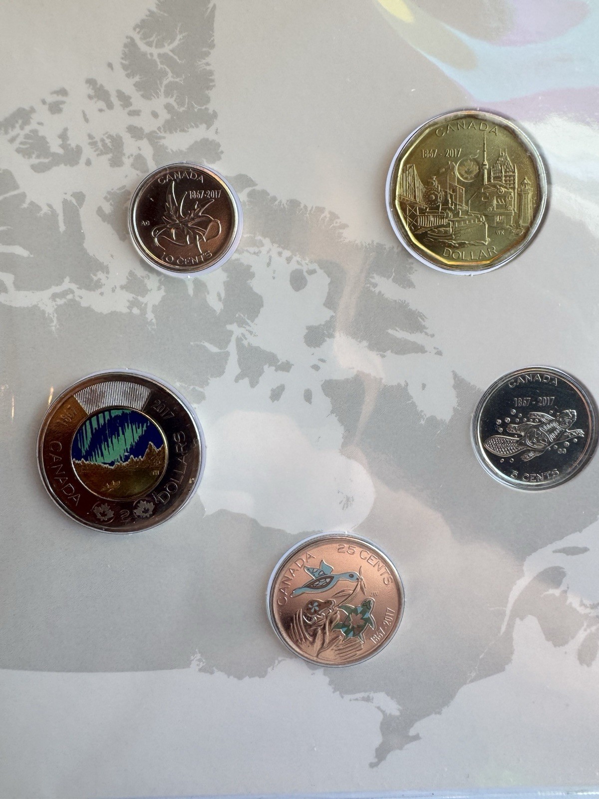 2017 My Canada, My Inspiration - 5 Coin Set Sealed in RCM Packag - photo 3