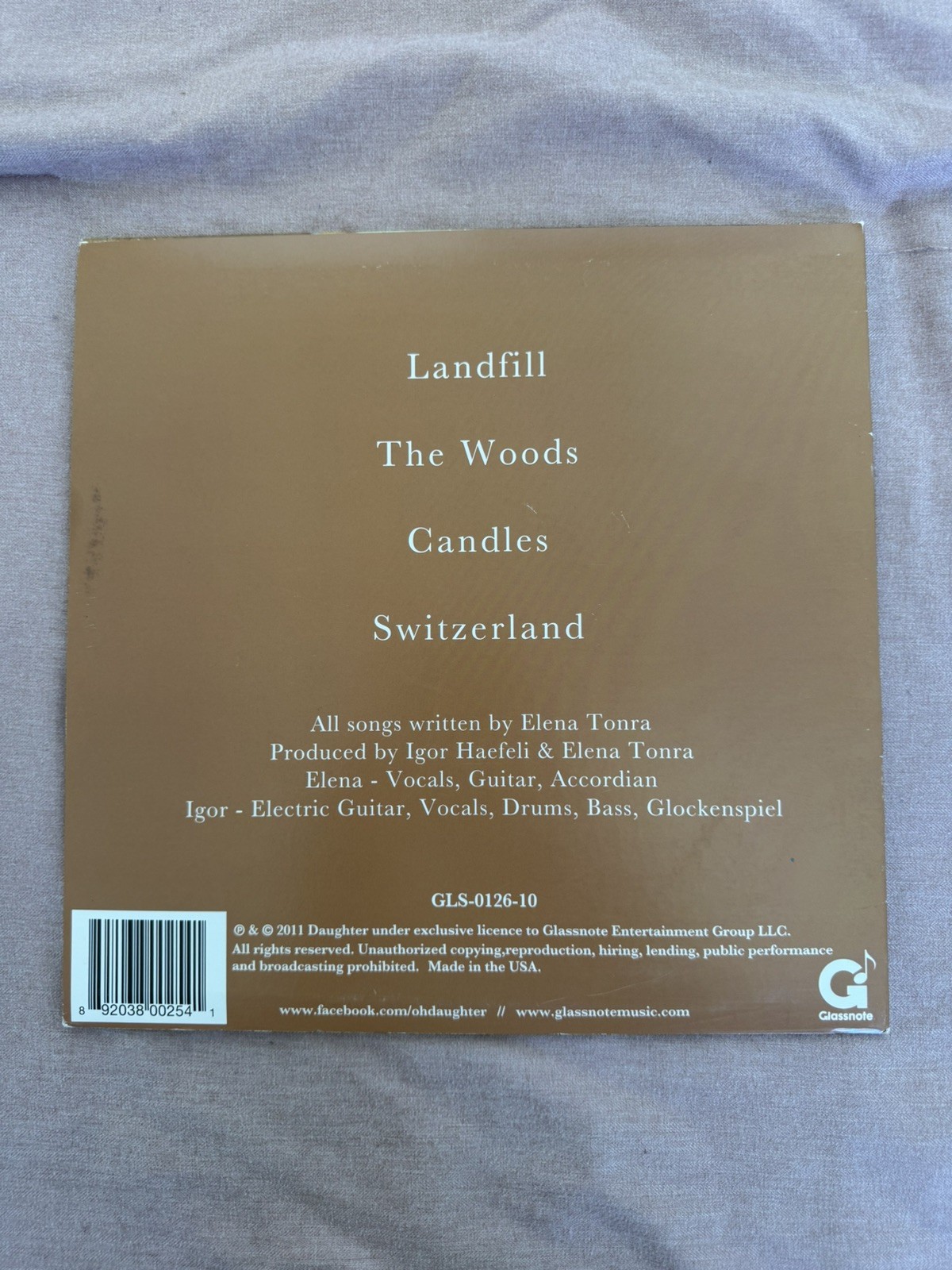 His Young Heart by Daughter (Record, 2012) - photo 3
