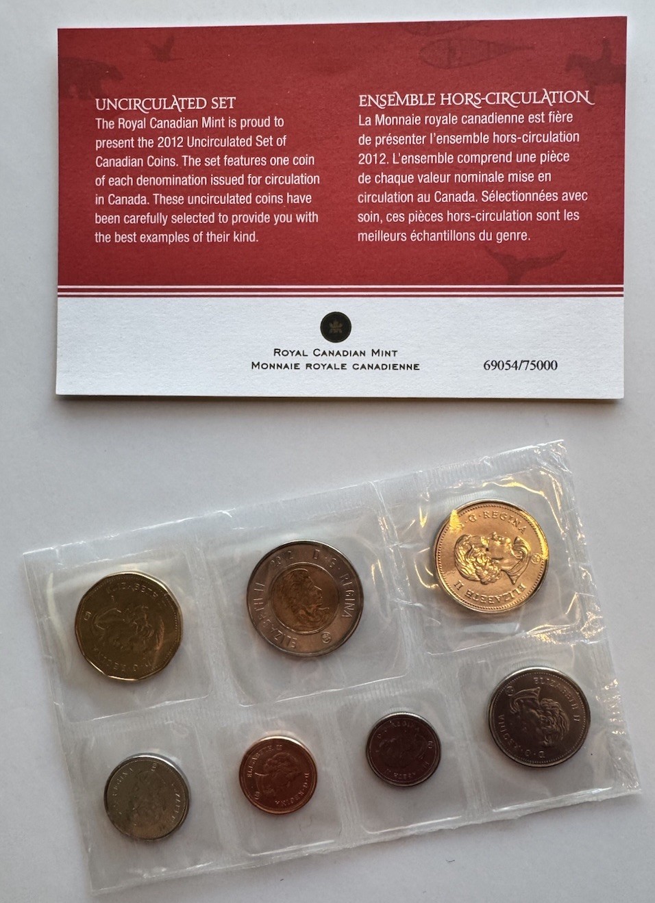 2012 Canada Uncirculated 7 Coin Set - photo 3