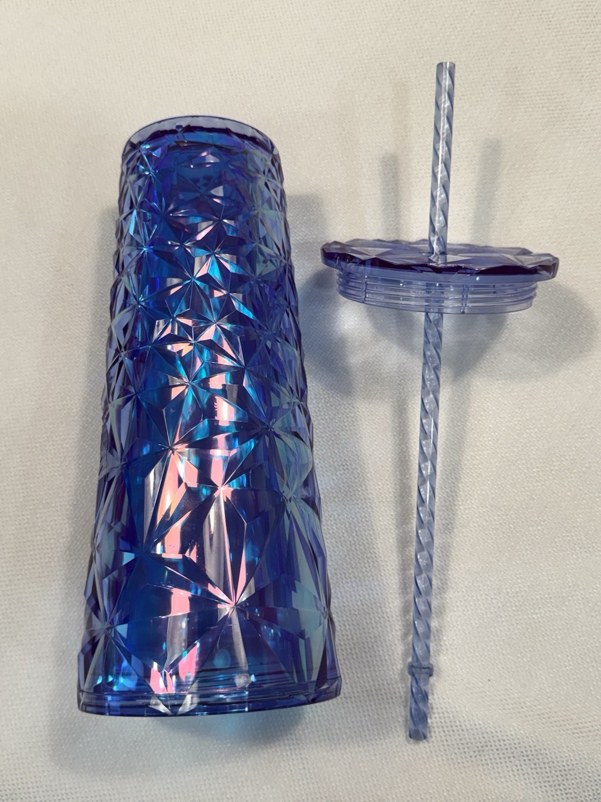 Starbucks Holiday Cold Cup Tumbler 24 Oz Iridescent Geometric Pr - photo 2
