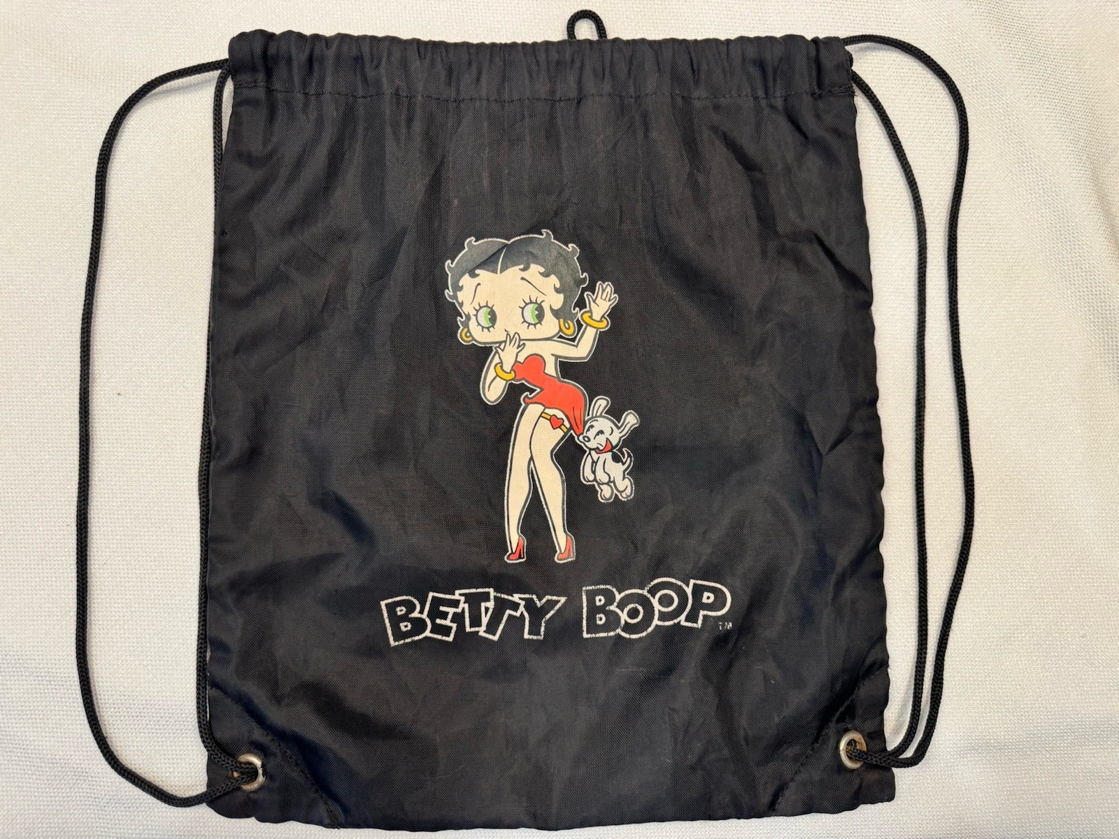 Betty Boop Sling Bag String Backpack - used