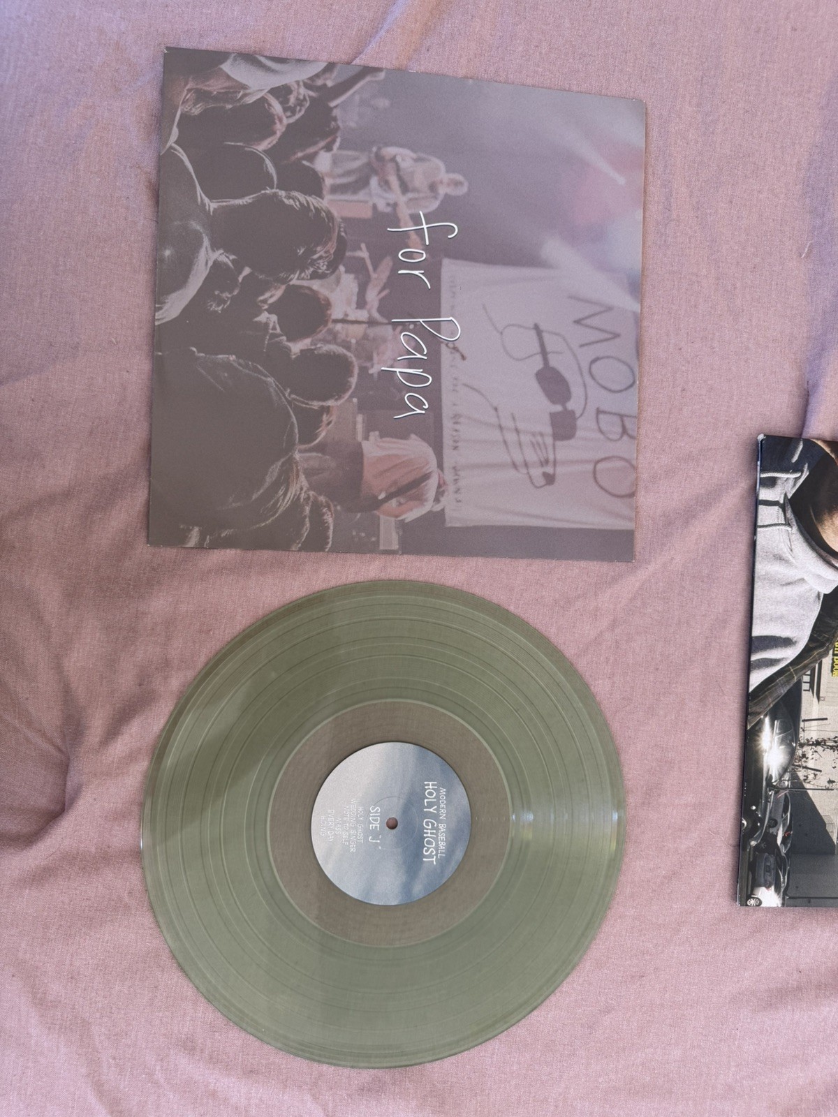 Modern Baseball HOLY GHOST Coke Bottle Clear Vinyl LP Record NM - photo 2