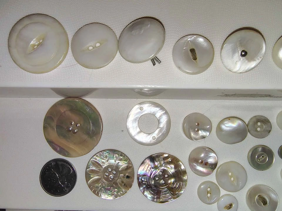 Vintage Mother of Pearl Button Collection - photo 2