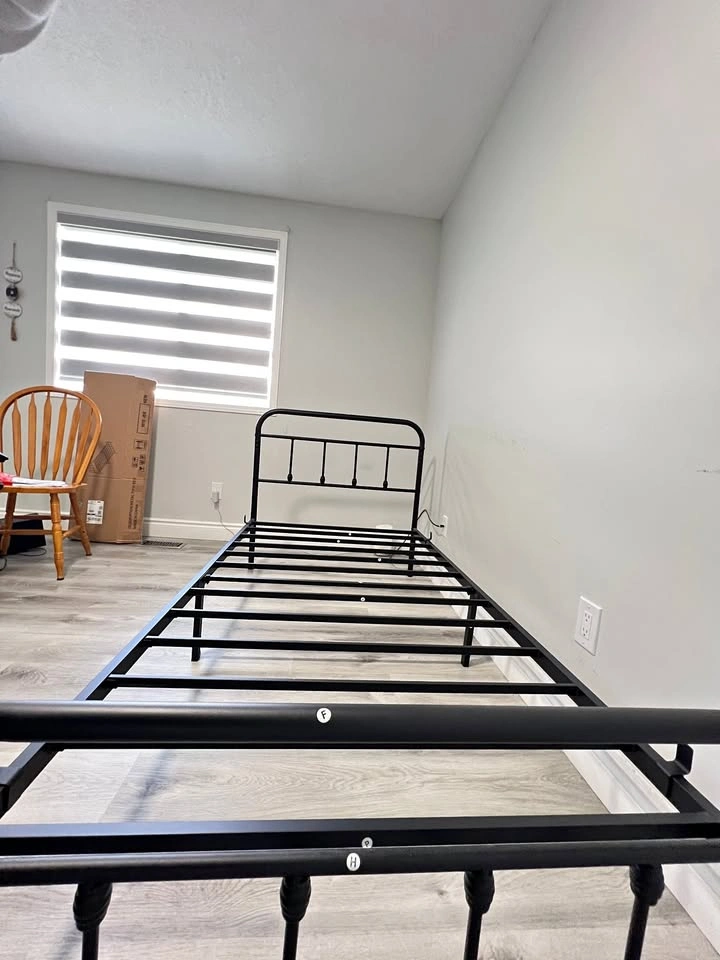 Black Metal Bed Frame
