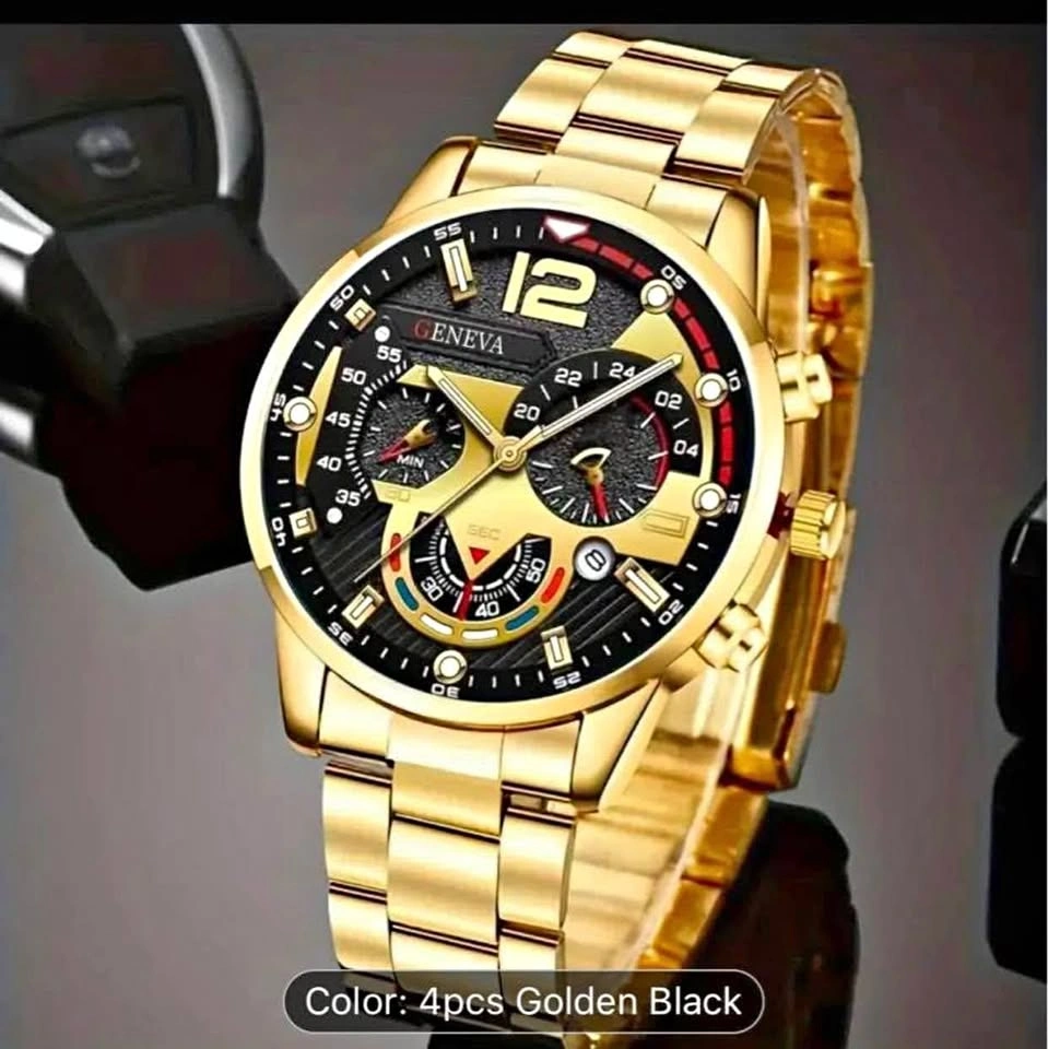 Men's Geneva Gold Watch