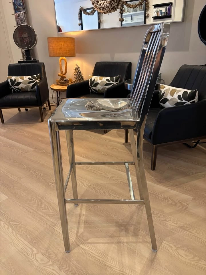 Metal Bar stool with back - photo 2