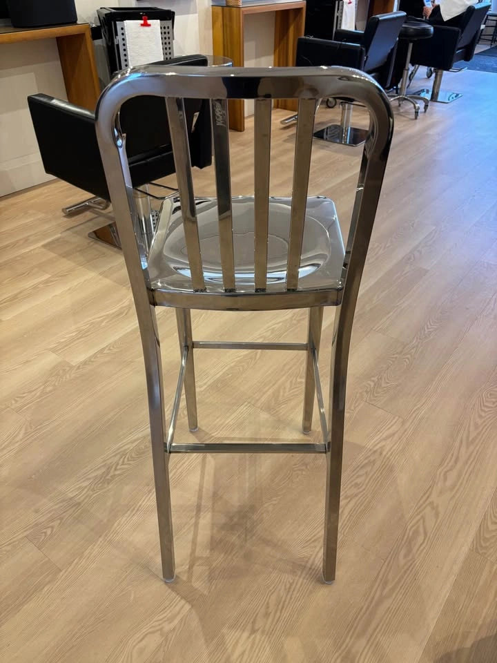 Metal Bar stool with back - photo 3
