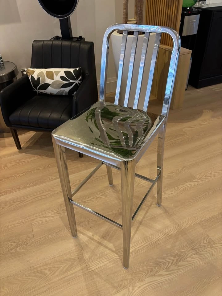 Metal Bar stool with back - photo 4