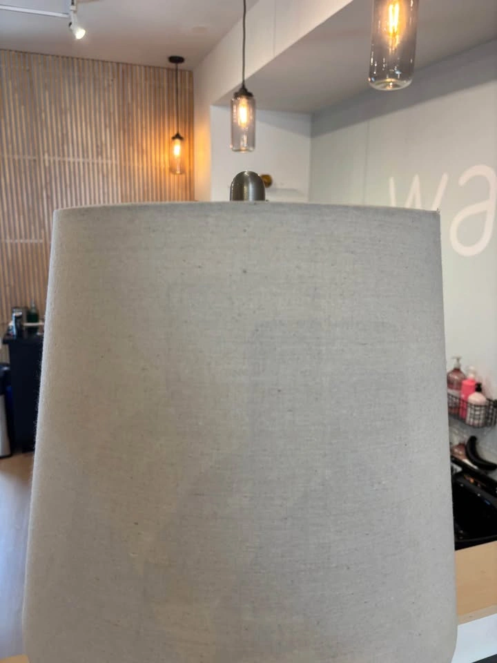 Large lamp in nautical rope style with lampshade - photo 4