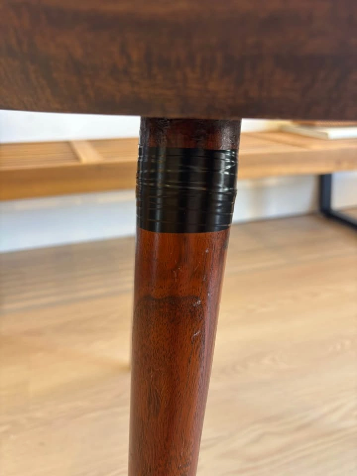 Wood side table round - photo 4