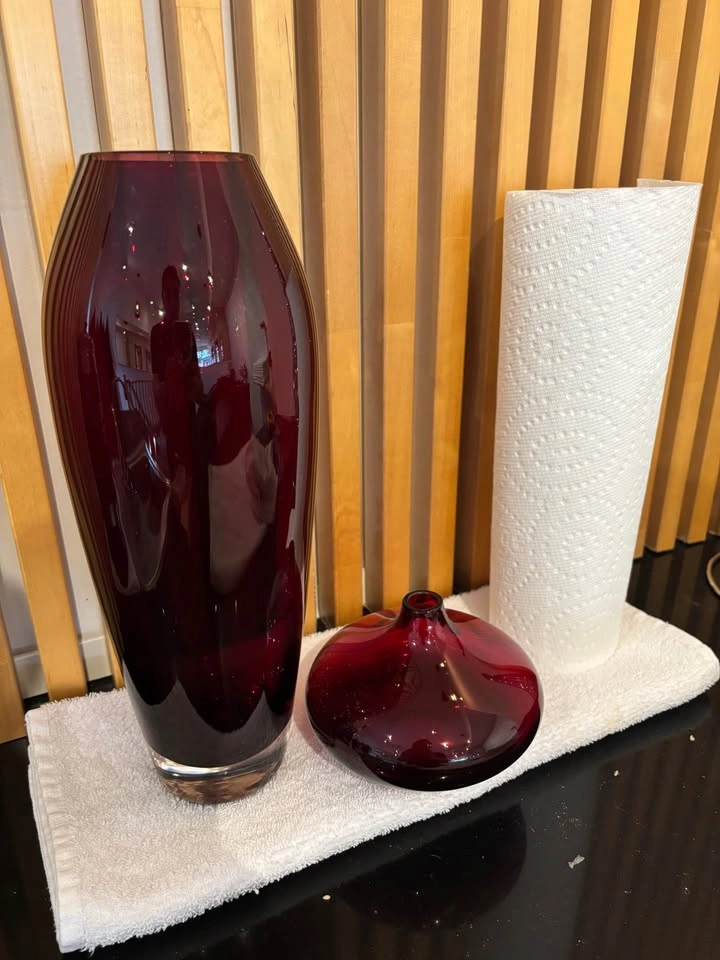 Decorative red Vases Christmas vase - photo 3