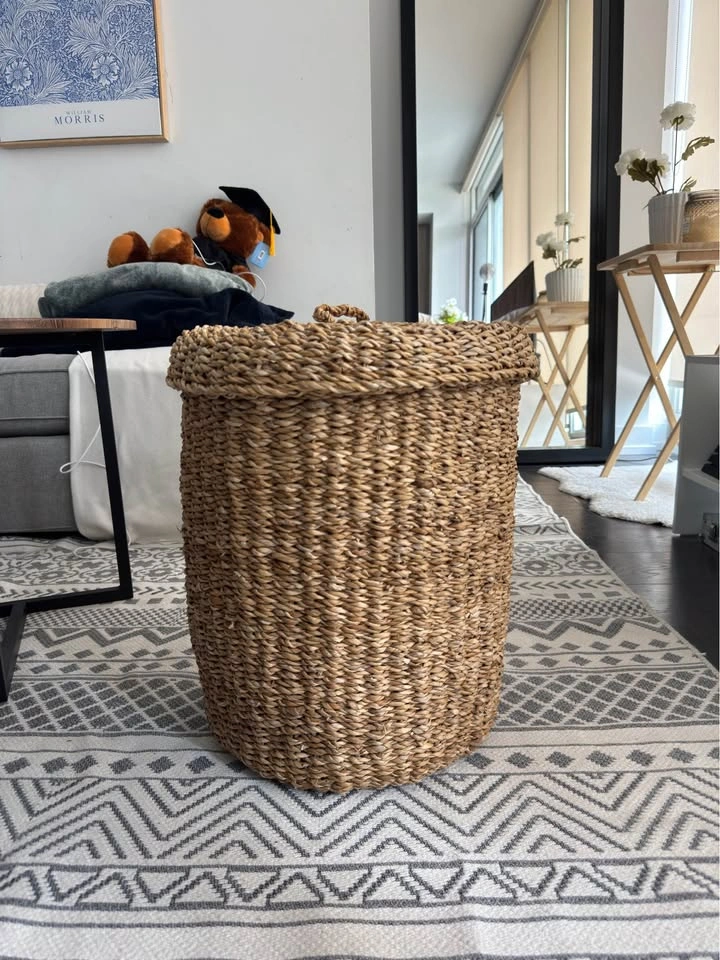 Small wooden woven basket - photo 2