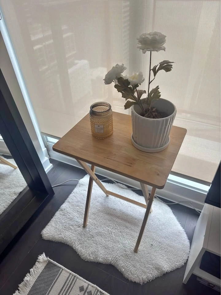 Small wooden table