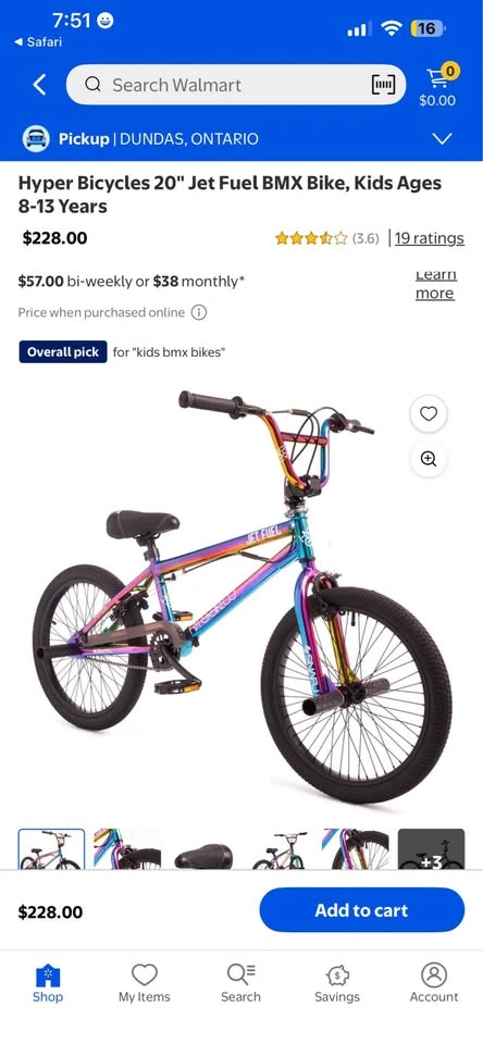 Hyper Bicycles 20" Jet Fuel BMX Bike - Brand New - photo 2