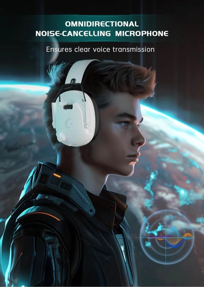 Wireless Gaming Headset for PS5/PS4, PC, Switch, Mac (White) - photo 2