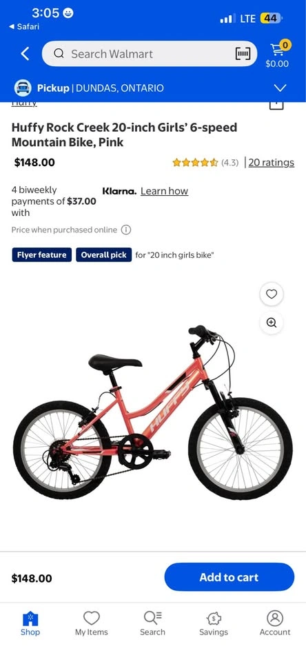Huffy Rock Creek 20-inch Girls’ 6-speed Mountain Bike, Pink - photo 5