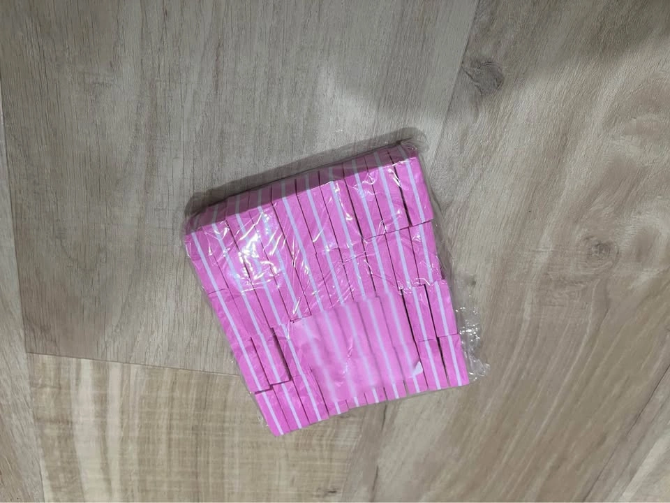 Mini Pink Nail Buffers (40 pieces) - photo 2