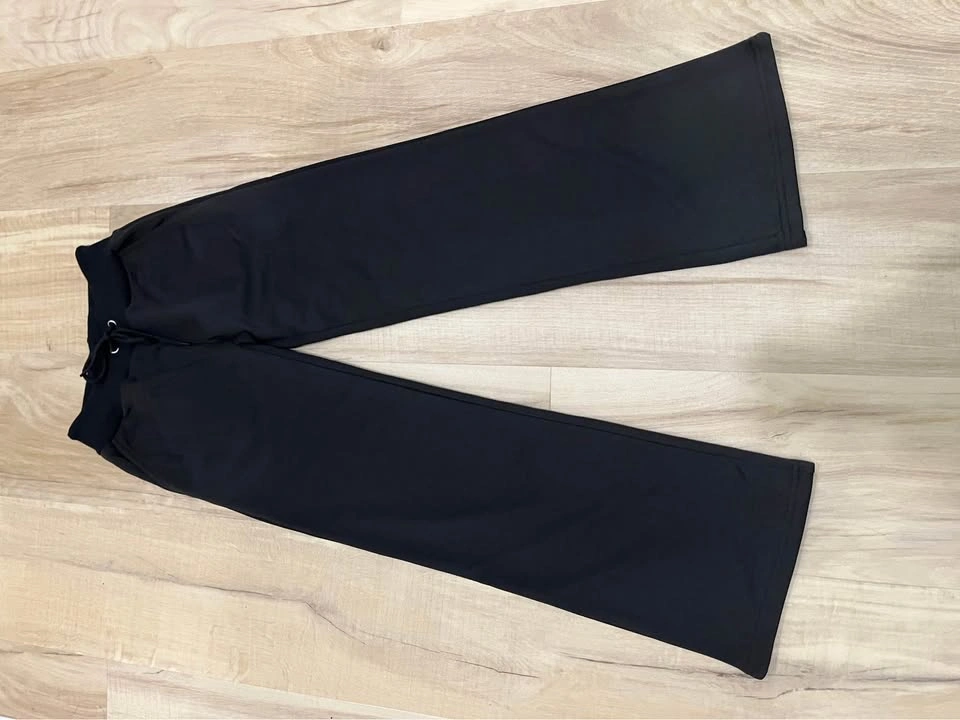 Black Flared Sweatpants - photo 2