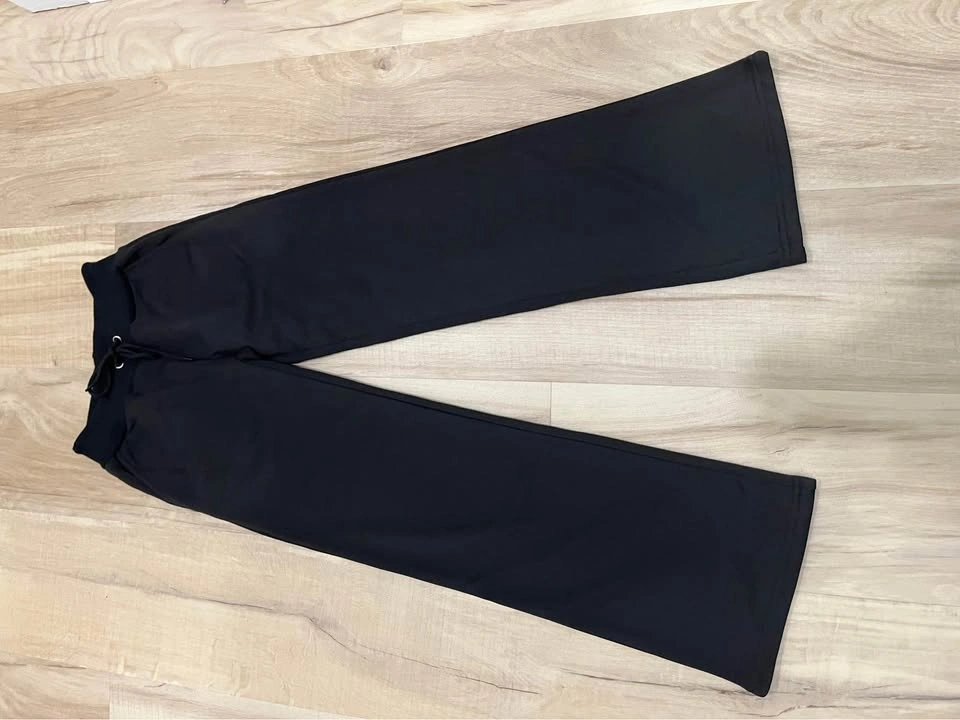 Black Flared Sweatpants - photo 3