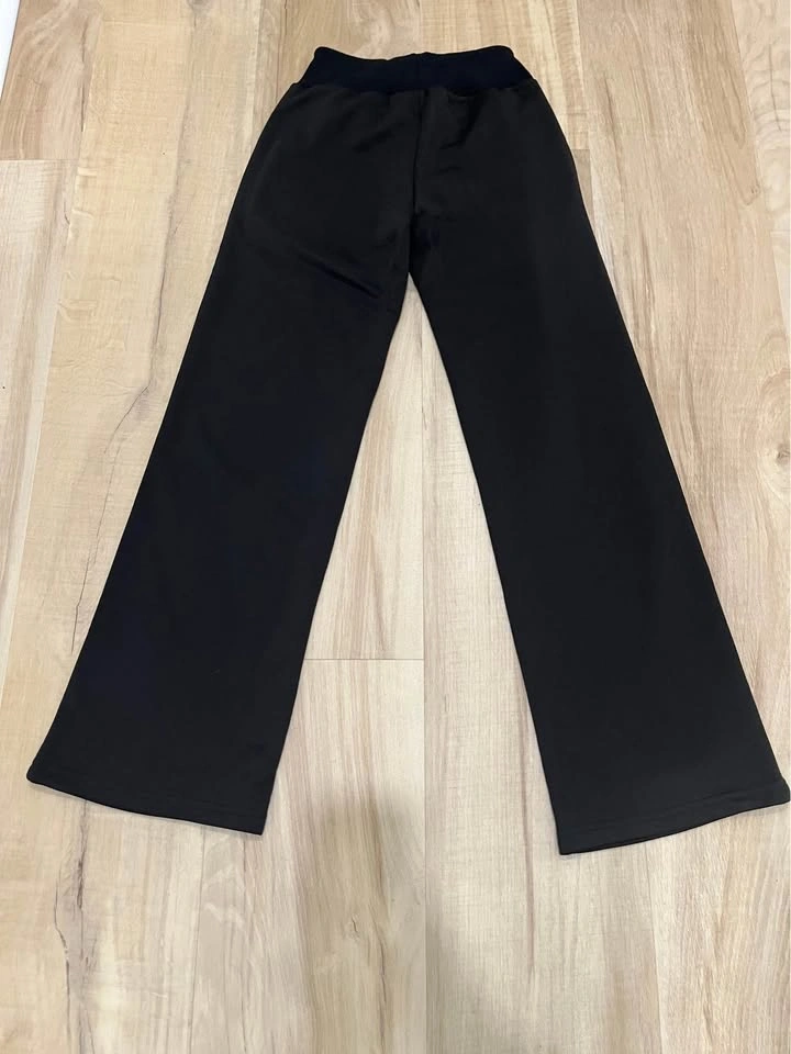 Black Flared Sweatpants - photo 4