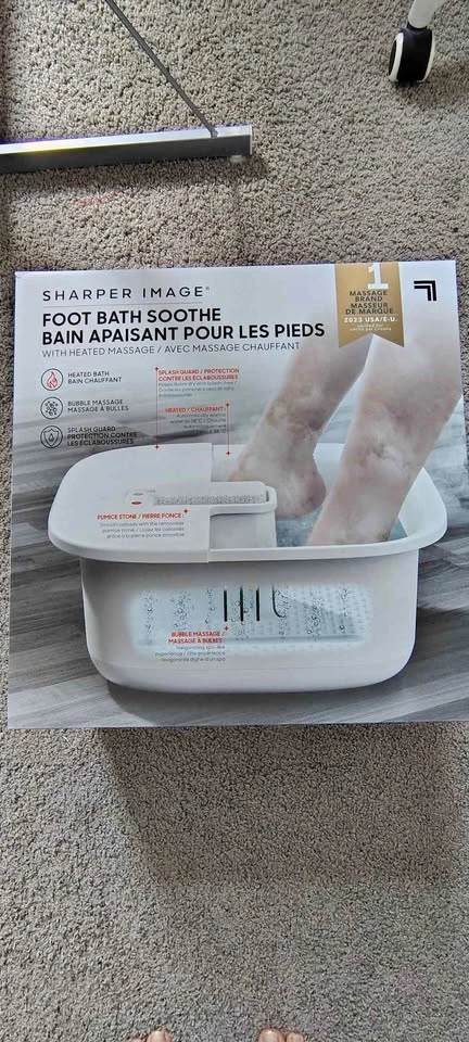 Heated Foot Spa & Bubble Massager