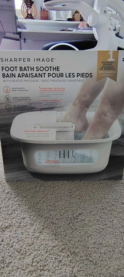 Heated Foot Spa & Bubble Massager - photo 2